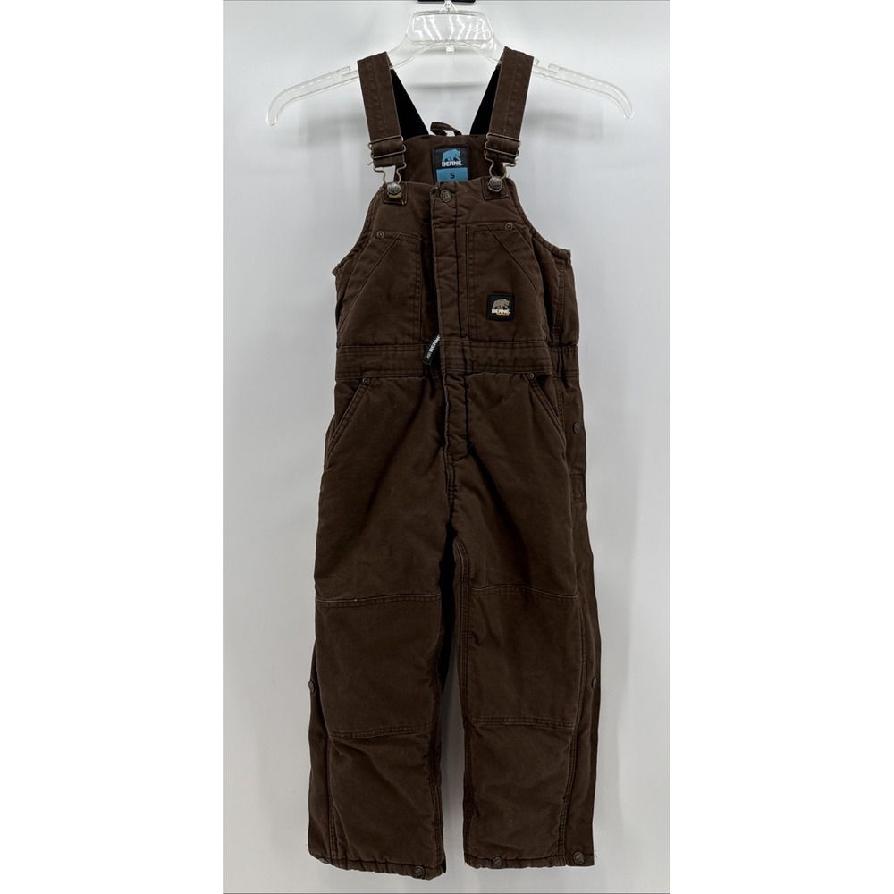 Berne Bib Overall‎ Youth S Quilted Gorpcore Outdoor Sportswear Hunting Gorpcore